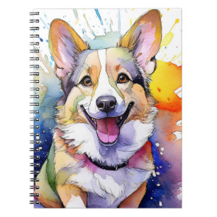 Corgi Dog Spiral Notebook