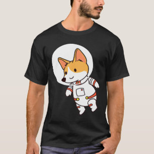 Corgi Dog T Astronaut Space For Men Women On Birth T-Shirt