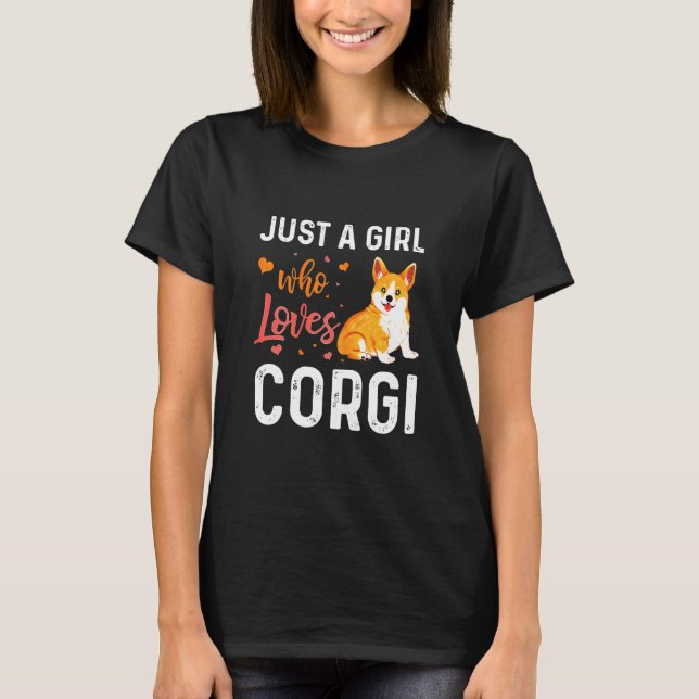 Corgi  Dog    T-Shirt (Front)