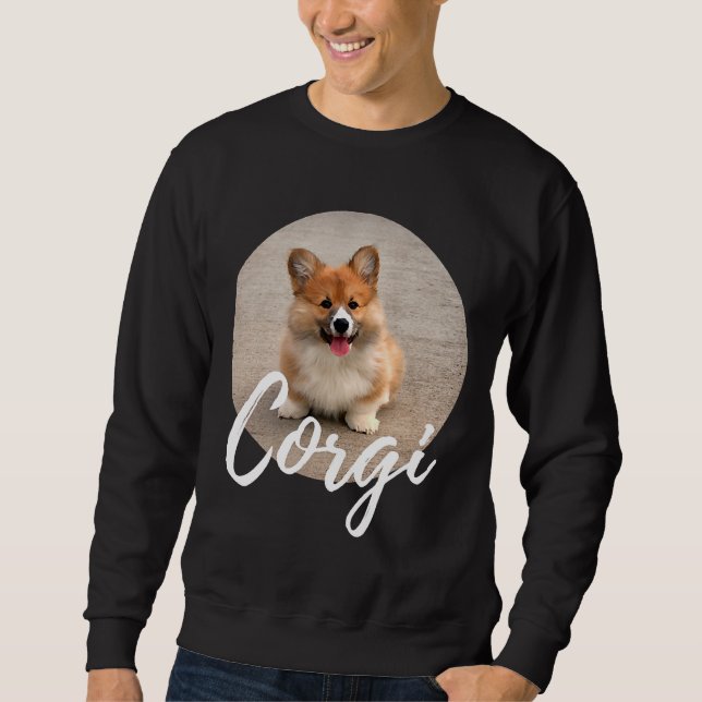 Corgi Dog T Sweatshirt (Front)