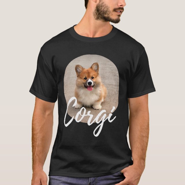 Corgi Dog T T-Shirt (Front)