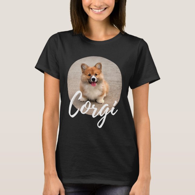 Corgi Dog T T-Shirt (Front)