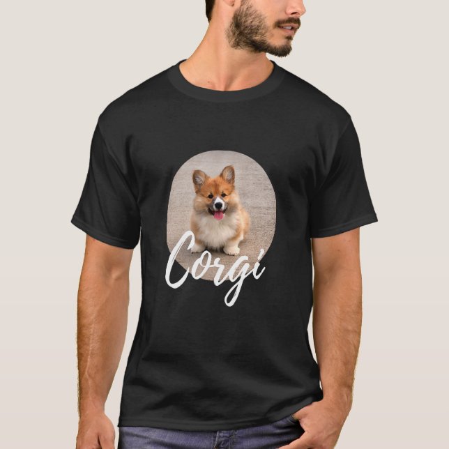 Corgi Dog T T-Shirt (Front)