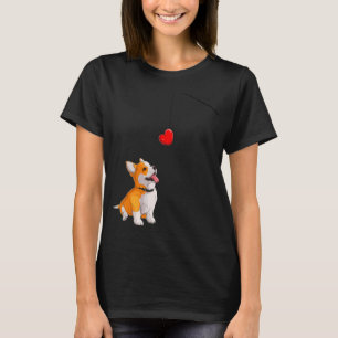 Corgi Dog Toy at Valentine's Day for her or for hi T-Shirt