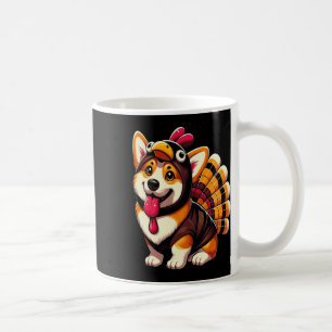 Corgi Dog Turkey Thanksgiving Costume Women Men Ki Coffee Mug