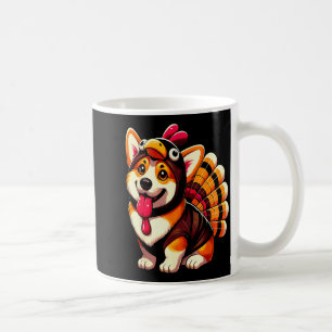 Corgi Dog Turkey Thanksgiving Costume Women Men Ki Coffee Mug