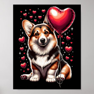 Corgi Dog Valentine's Day Dog Owner Valentine 1 Poster