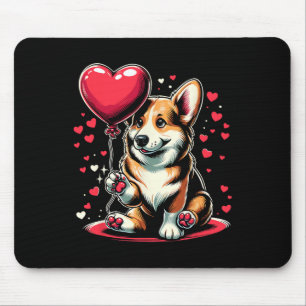 Corgi Dog Valentine's Day Dog Owner Valentine  Mouse Pad