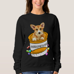 Corgi Dog Vintage For Boy Girl Dog Sweatshirt