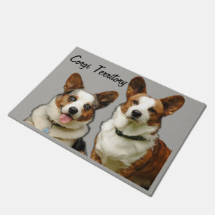 Corgi Door Mat