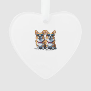 Corgi Dread Deluxe Ornament