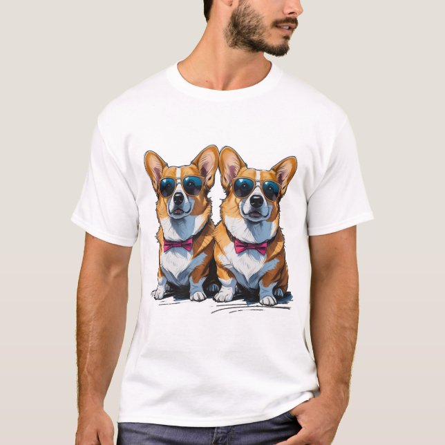 Corgi Dread Deluxe T-Shirt (Front)