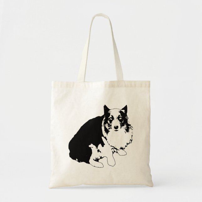 Corgi Errand Stroll Tote Bag (Front)
