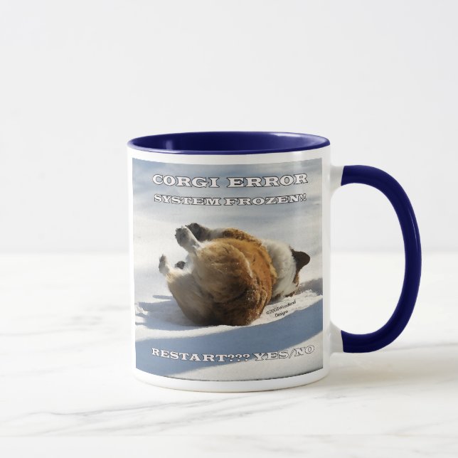 Corgi ERROR Mug (Right)