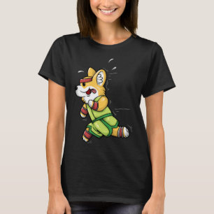 Corgi Exercise Funny Welsh Corgi Running T-Shirt