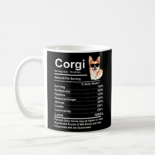 Corgi Facts Nutrition Cardigan Pembroke Corgi Mum Coffee Mug