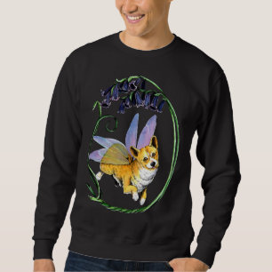 Corgi Faerie With Welsh Bluebells Sweatshirt