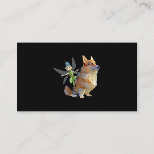 Corgi & Fairy - Funny Pembroke Welsh Corgi Business Card