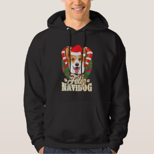 Corgi Feliz Navidog Santa Claus Dog Christmas Tee
