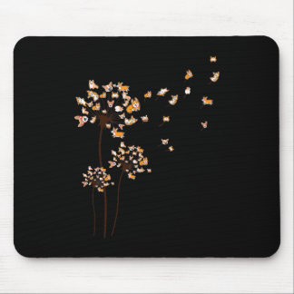 Corgi Flower Fly Dandelion Cute Dog Lover Mouse Pad