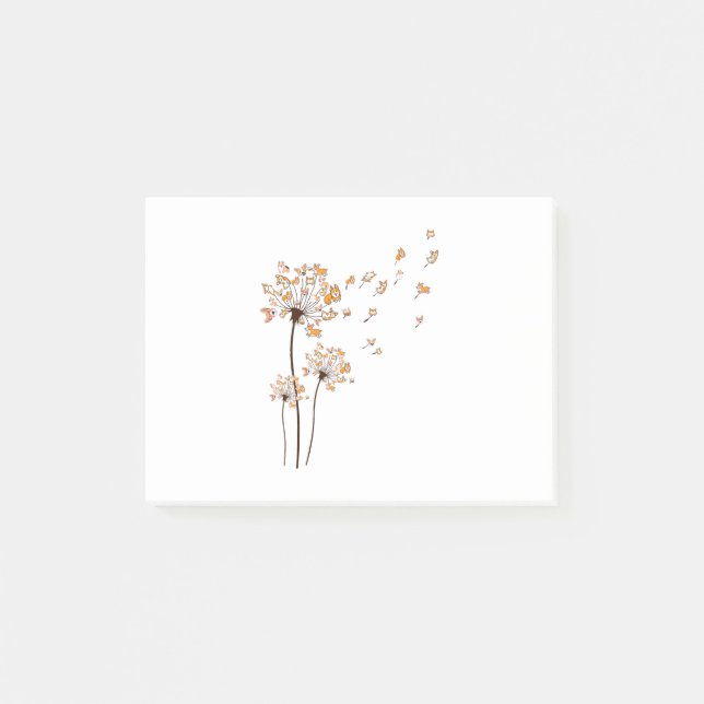 Corgi Flower Fly Dandelion Cute Dog Lover Post-it Notes (Front)