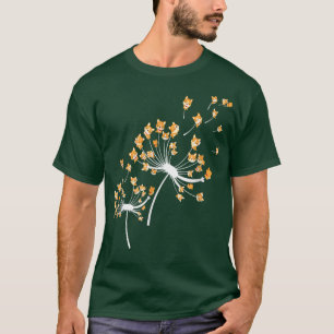 Corgi Flower Fly Dandelion  T-Shirt