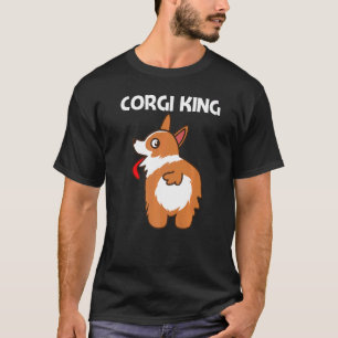Corgi For Men Dad Pet Dog Animal Doggy Owner T-Shirt