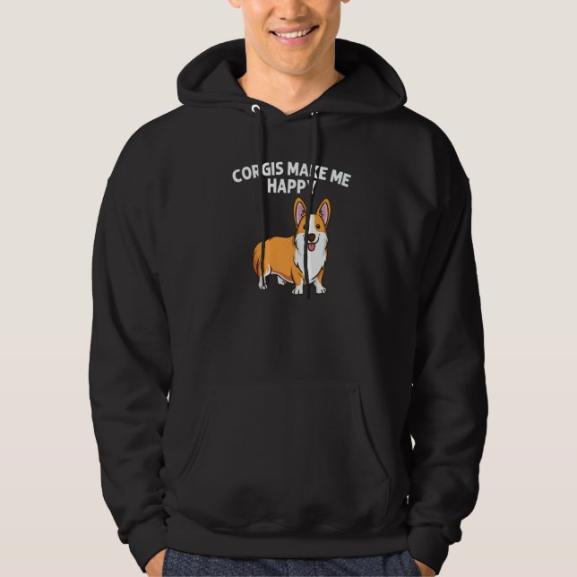 Corgi For Men Women Welsh Corgi Dog Animal Hoodie (Front)