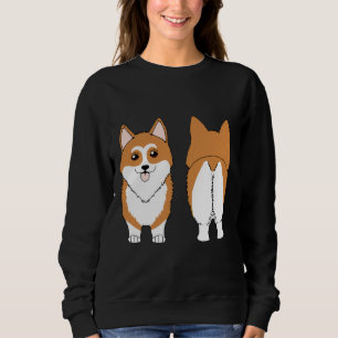 Corgi Front And Back Sweatshirt