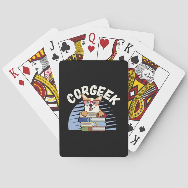 Corgi Geek Corgeek Playing Cards (Back)