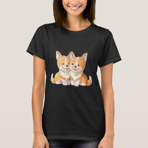 Corgi Gemini Animal Welsh Pet Owner Keeper Astrol T-Shirt
