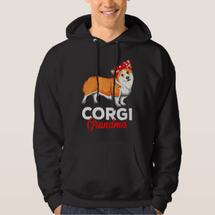 Corgi Grandma Corgi Dog Mum Women Hoodie
