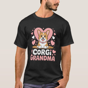 Corgi Grandma Cute Dog Lover T-Shirt