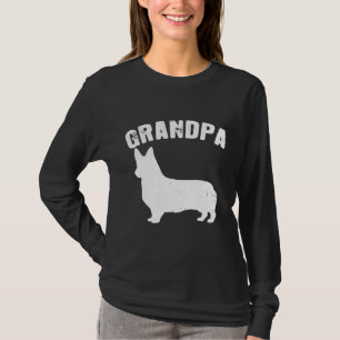 Corgi Grandpa Matching Family Vintage T-Shirt