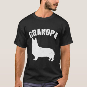 Corgi Grandpa Matching Family Vintage T-Shirt