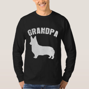 Corgi Grandpa Matching Family Vintage T-Shirt