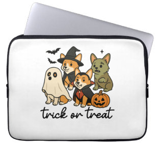 corgi halloween costume  laptop sleeve