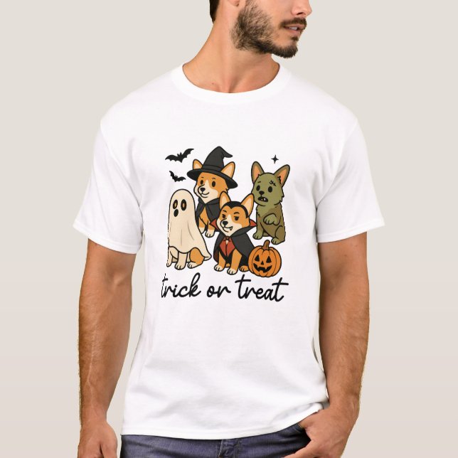 corgi halloween costume  T-Shirt (Front)