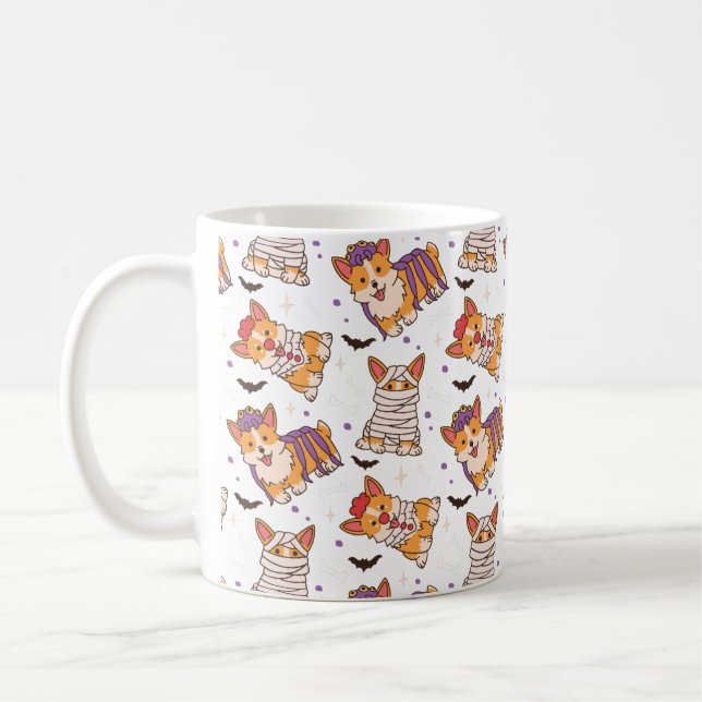 Corgi Halloween Mug (Left)