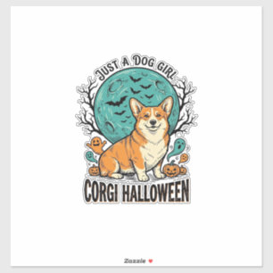 Corgi Halloween Shirt for Dog Loving Girls_1