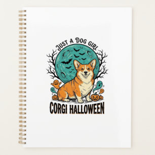 Corgi Halloween Shirt for Dog Loving Girls_1 Planner