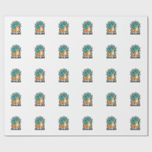 Corgi Halloween Shirt for Dog Loving Girls_1 Wrapping Paper
