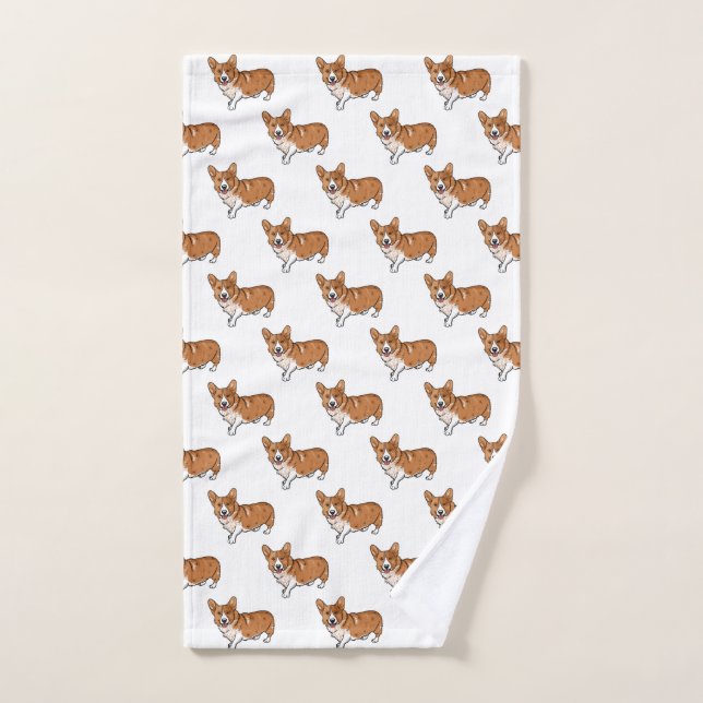Corgi Hand Towel (Hand Towel)