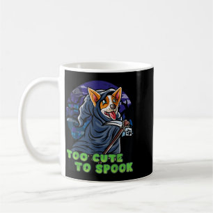 Corgi Happy Halloween Costume Grim Reaper Coffee Mug
