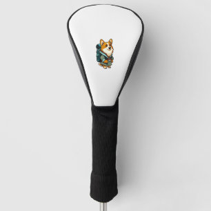 Corgi Hiking and Camping Golf Head Cover
