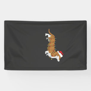 Corgi Holiday Christmas Light Essential T-Shirt Banner