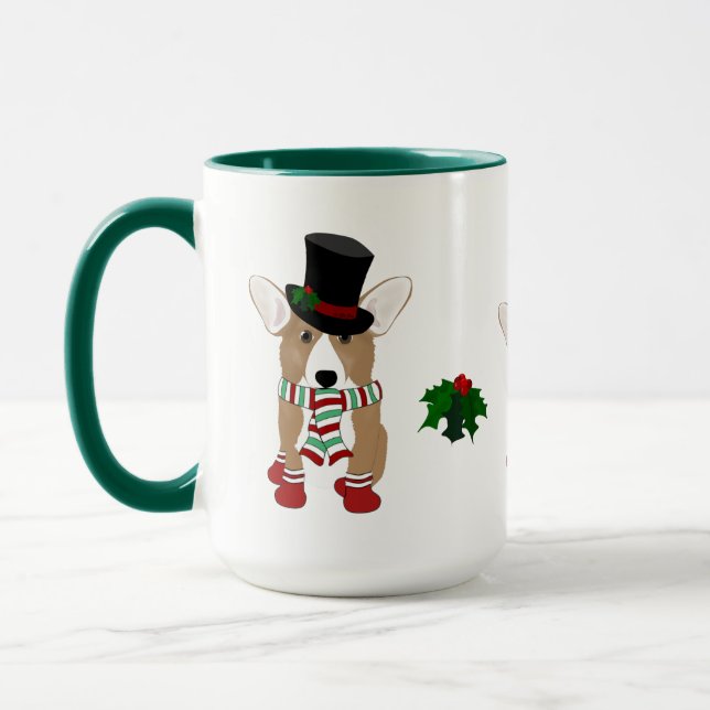 Corgi Holidays Mug (Left)