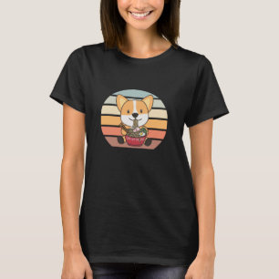 Corgi I Just Really Like Ramen Sweet Kawaii Noodle T-Shirt