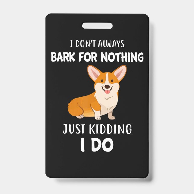 Corgi ID Badge (Front)