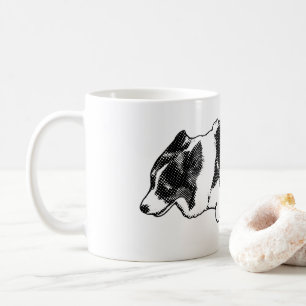 Corgi in dots of cheer coffee mug